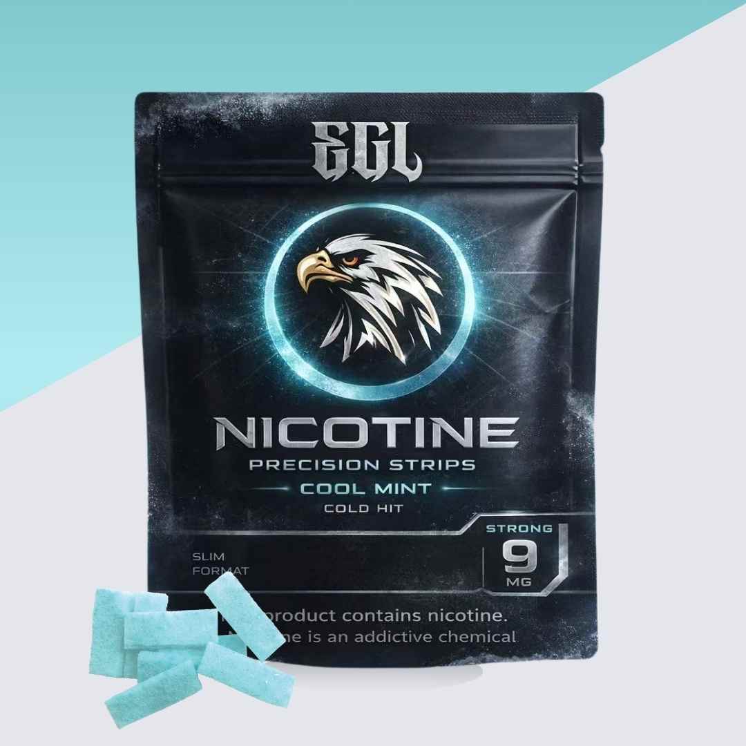 Custom OEM nicotine strips zip bag with private label pouches for global brands the appearance of the image