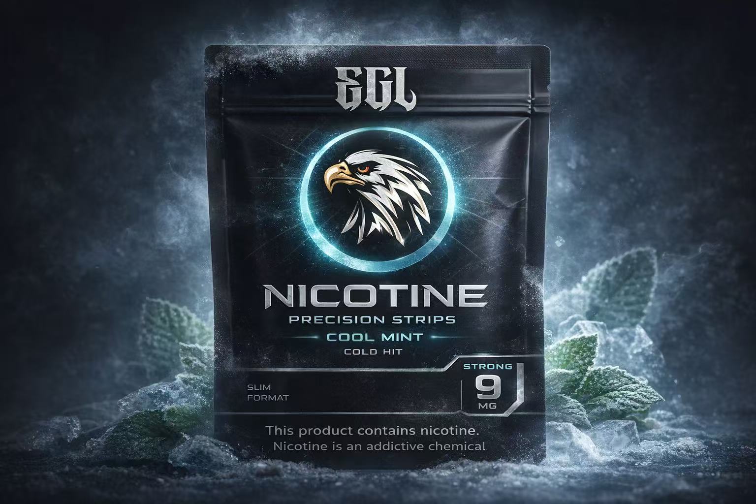 Custom OEM nicotine strips packaging with brand logo